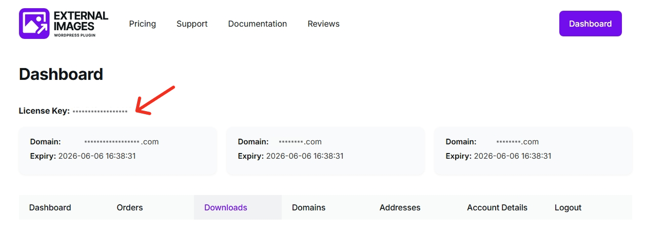 External Images Plugin License Key