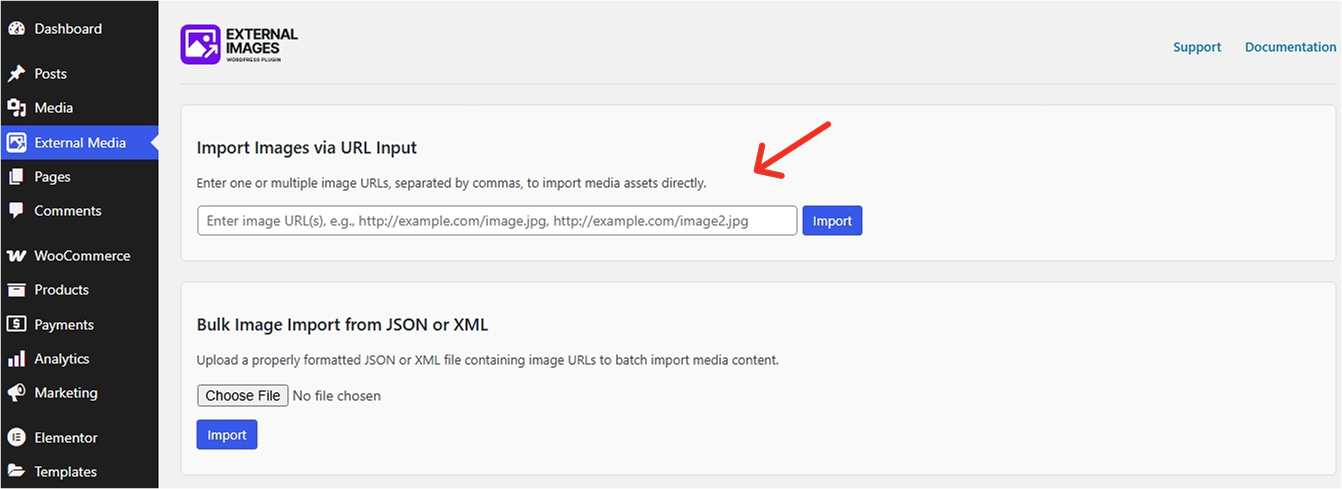 Import External Images to WordPress via URLs